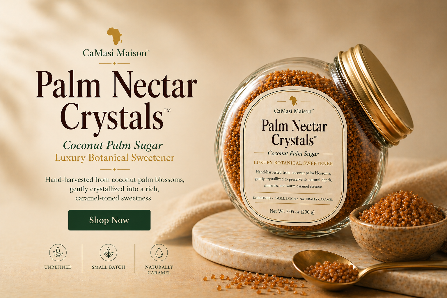 Coconut Sugar- Palm Nectar Crystals™