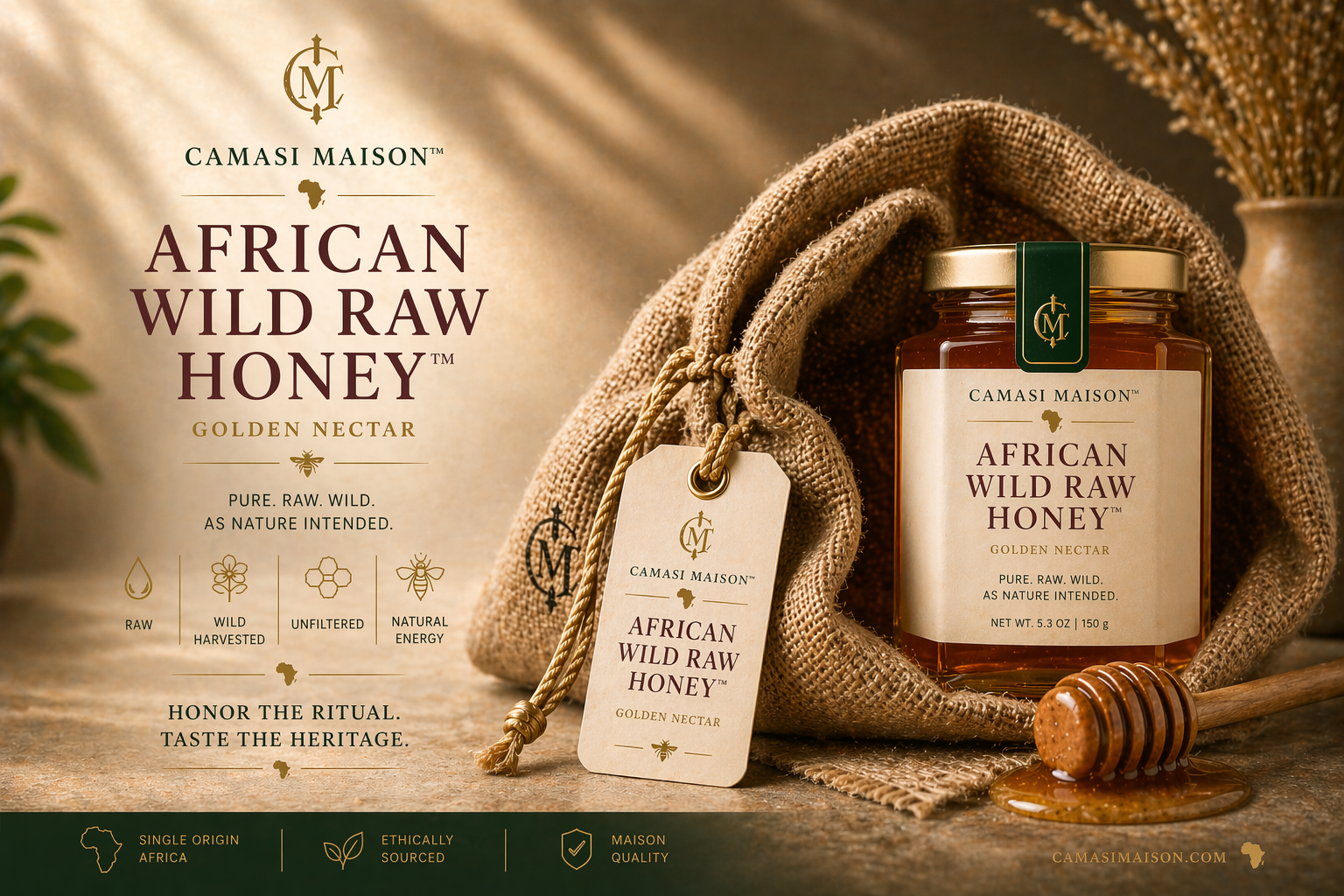 African Wild Raw Honey
