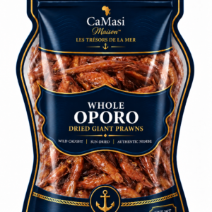 CaMasi Maison Whole Oporo dried giant prawns 8 oz pouch