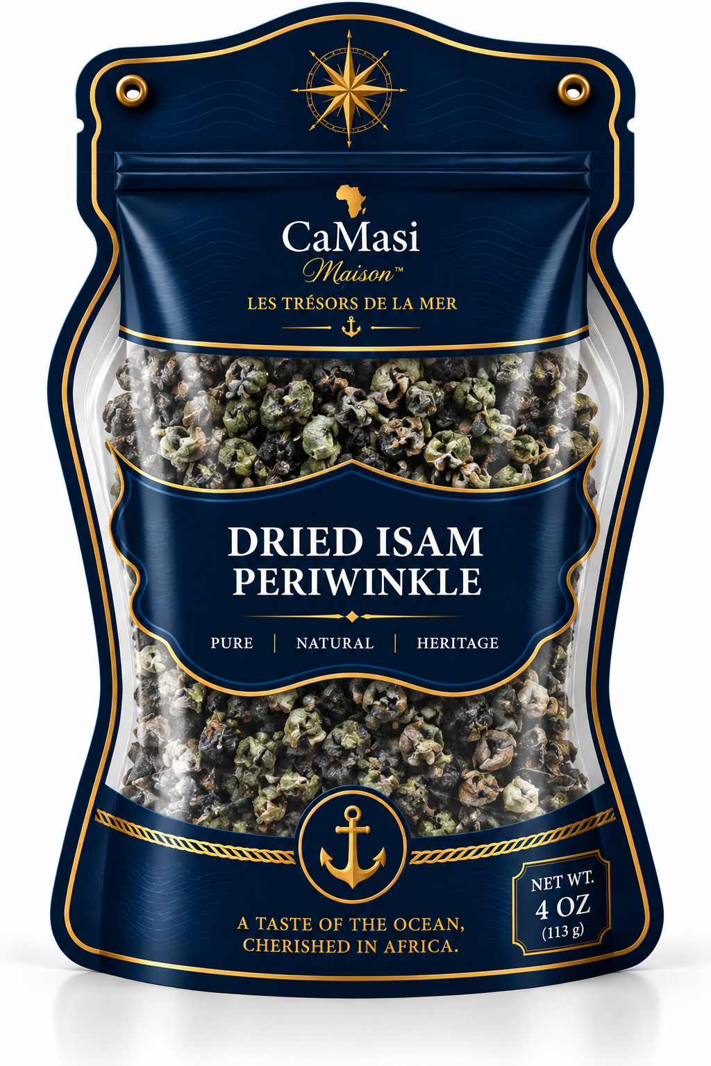 CaMasi Maison Premium Dried Isam Periwinkle 4 oz pouch