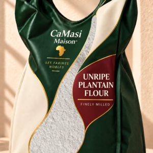 CaMasi Maison Premium Unripe Plantain Flour 2 lb pouch