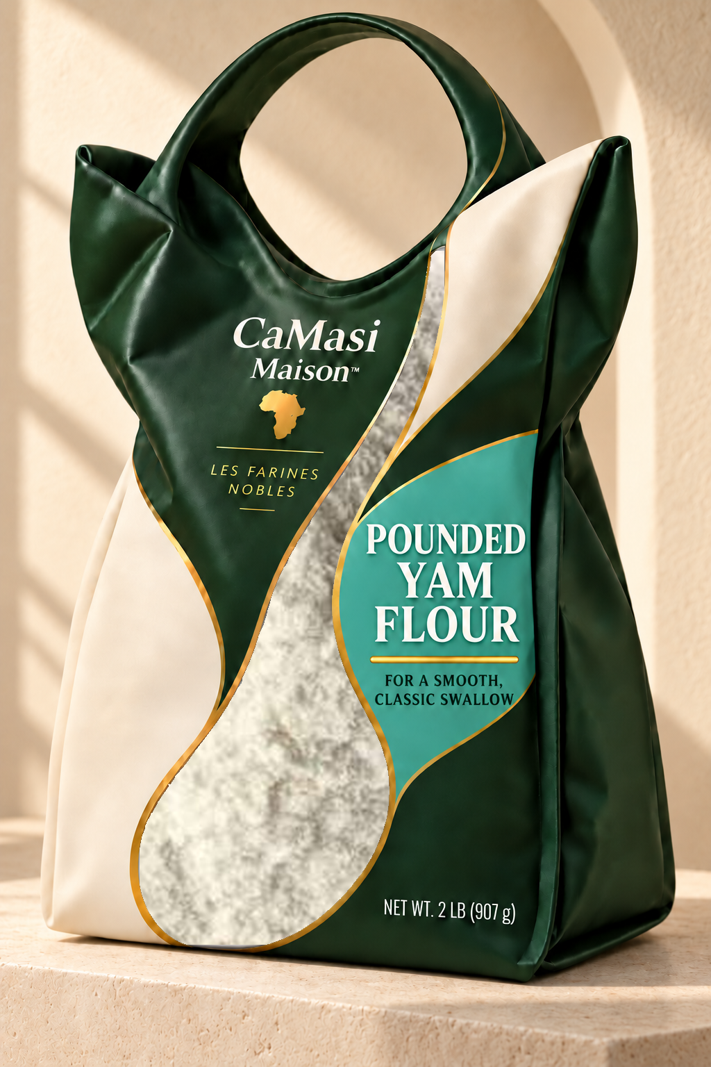 CaMasi Maison Premium Pounded Yam Flour 2 lb pouch