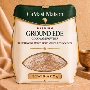 CaMasi Maison Premium Ground Ede Cocoyam Powder 8 oz pouch